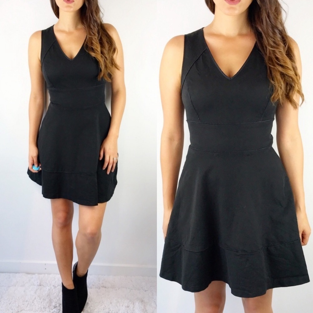 Banana Republic Black Fit and Flare Dress